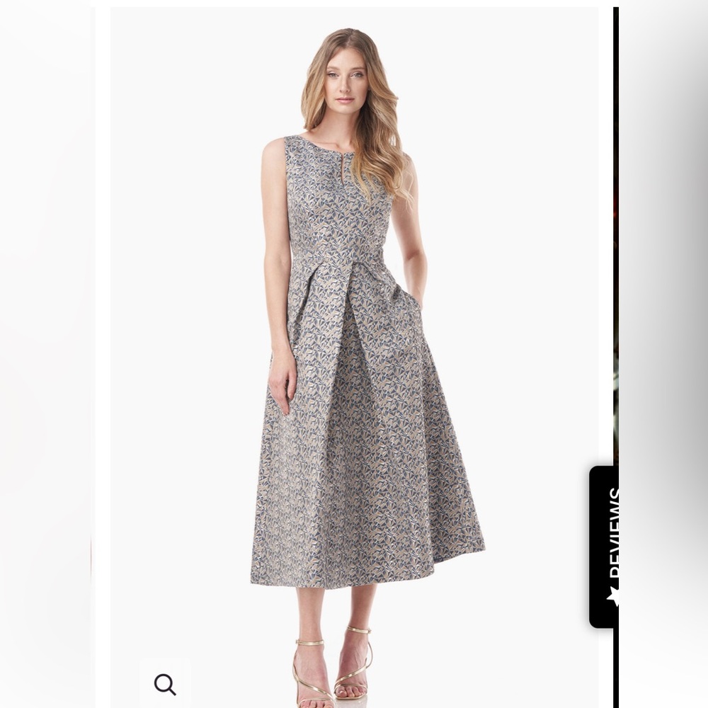 Kay Unger- MARLENA TEA LENGTH DRESS
